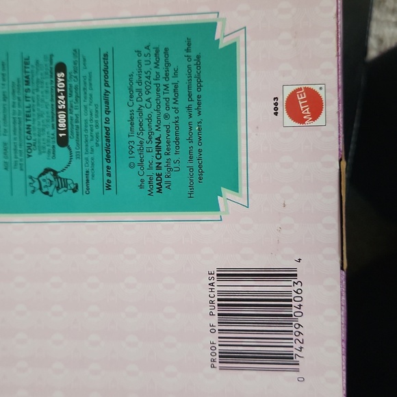 1920s Great Eras Edition Flapper Barbie Doll - Picture 8 of 8